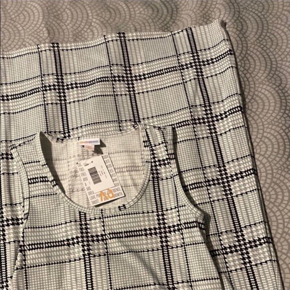 Lularoe Houndstooth Maxi Dress XS (Rare) NWT